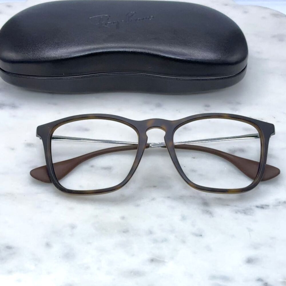 Ray-Ban RB4187 Chris 856/13 Tortoise Frames 54-18-145 ITALY + Case - No Lenses